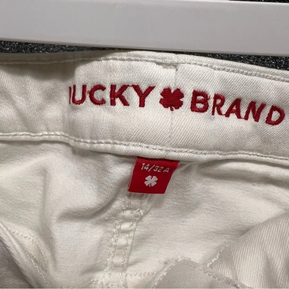 NWT Lucky Brand Women's White High Rise Curvy Flare Jeans - Picture 7 of 9